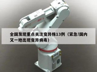 全国发现重点关注变异株13例（紧急!国内又一地出现变异病毒）